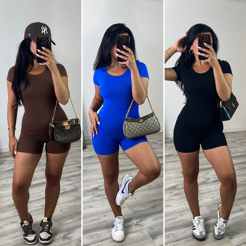 Back Atcha Rompers - 3 colors