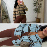 Classic Stripe Cardigan- 2 colors