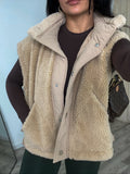 Teddy Sherpa Vest- 2 colors