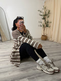 The Classic Striped Cardi- 2 colors