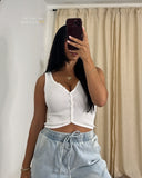 Cute As A Button Tanks- 4 colors