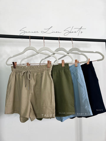 Summer Linen Shorts - 4 colors