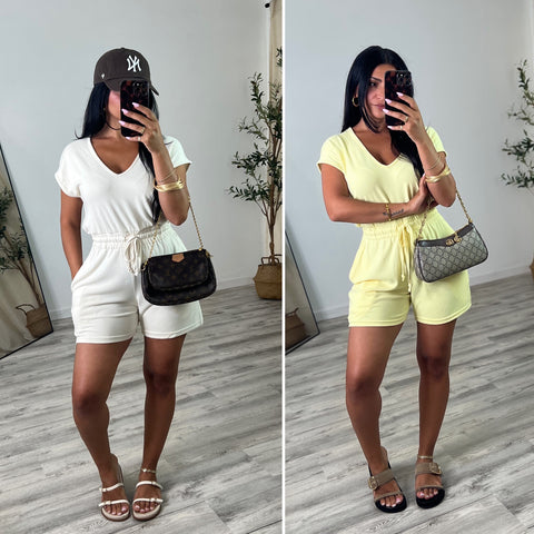 Easy Days Romper- 2 colors