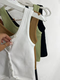 Cute As A Button Tanks- 4 colors