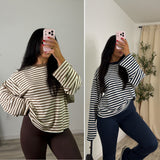 The Effortless Stripe Top- 2 colors