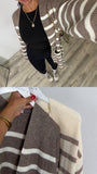 The Classic Striped Cardi- 2 colors