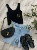 Cute As A Button Tanks- 4 colors
