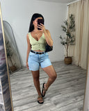 Cute As A Button Tanks- 4 colors
