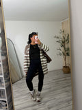 The Classic Striped Cardi- 2 colors