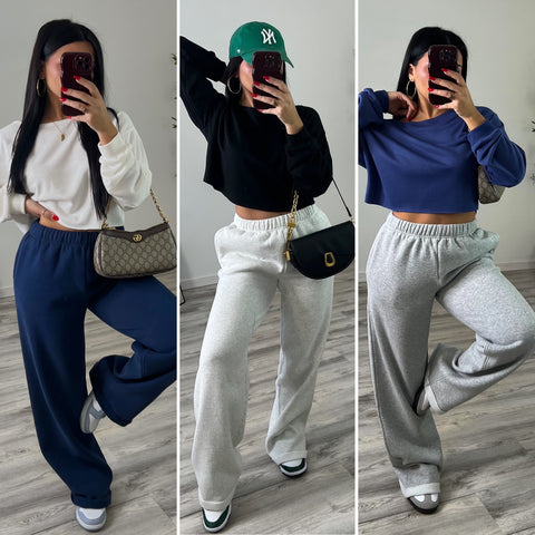 Fall Joggers | Wide Leg - 3 colors