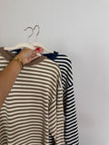 The Effortless Stripe Top- 2 colors