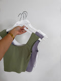 Scoop Back Tops - 3 colors
