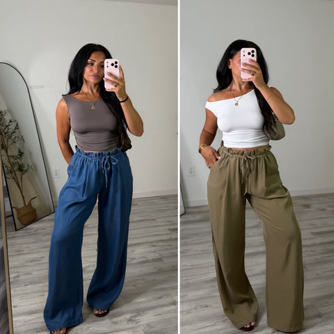 The Easy Days Pants- 2 colors – Shop Z's Boutique
