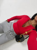 Contour Zip Tops- 4 colors