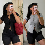 Ella Button Down Tops - 2 colors
