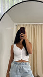 Cute As A Button Tanks- 4 colors