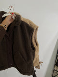 Teddy Sherpa Vest- 2 colors
