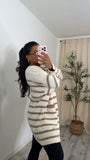 The Classic Striped Cardi- 2 colors