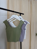 Scoop Back Tops - 3 colors