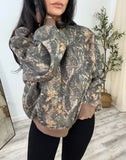 Camo Kimmie Crewneck